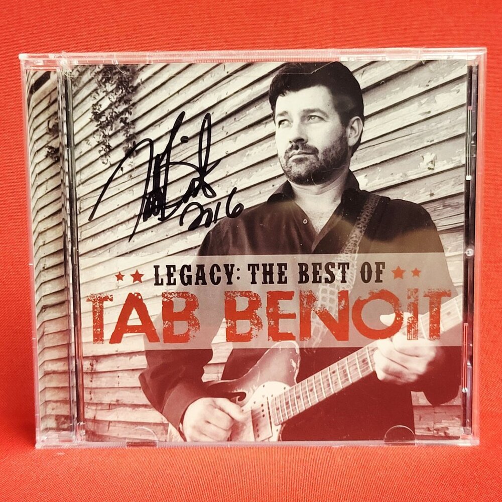Legacy The Best of Tab Benoit CD 2012 Signed